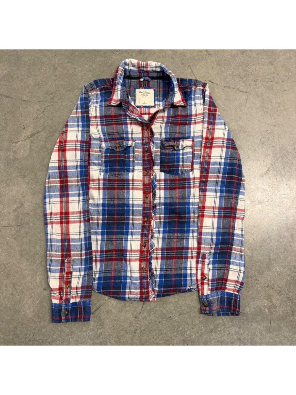 Abercrombie & Fitch 2000s Plaid Flannel Shirt